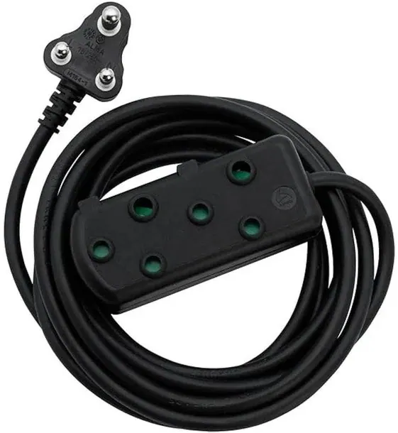 Ellies 3 Metre Dual Side Heavy Duty Power Extension Cord