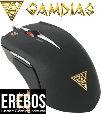 Gamdias Erebos Laser MOBA Gaming Mouse