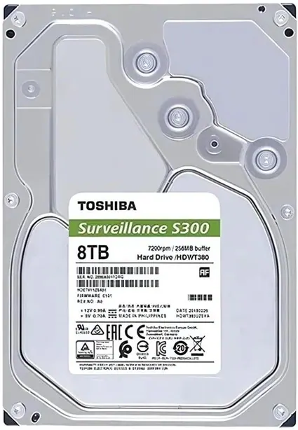 Toshiba S300 3.5 Inch Surveillance SATA Hard Drive Disk
