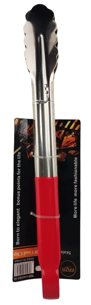 Casey Faza Stainless Steel BBQ Tongs – 30cm