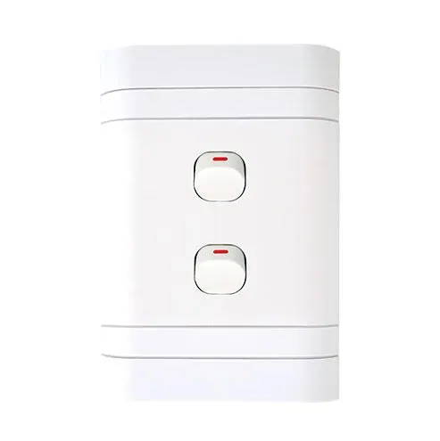 Lesco Flush Cover with 2 Lever 2 Way Switch