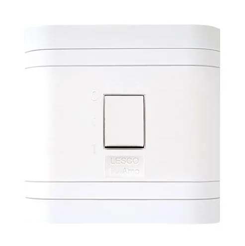 Lesco 50A 2 Pole Flush Isolator Switch
