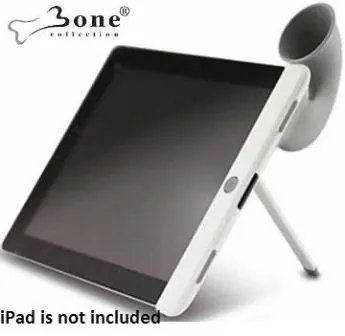 Bone Collection Horn Stand Sound Amplifier iPad 2 Grey