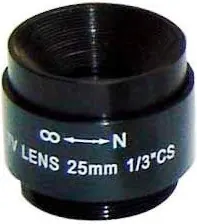 Securnix Lens 25MM Fixed, Retail Box , No Warranty
