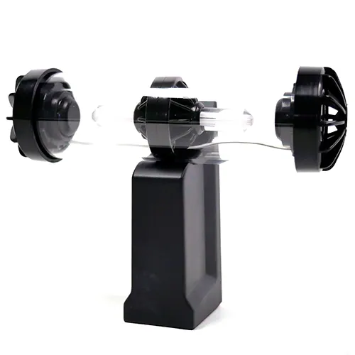 UniQue Transparent Tube Blue LED Light Stereo Speaker