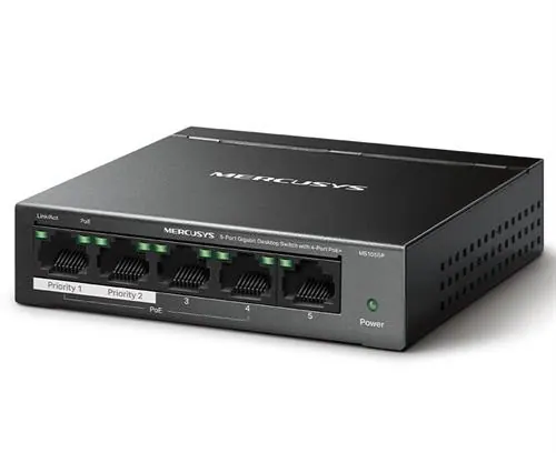 Mercusys MS105 5 Port Gigabit 5GB RJ45 Desktop Switch