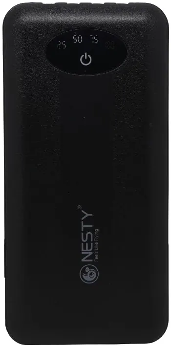 Nesty 10000mAh Black Multi Functional Power Bank