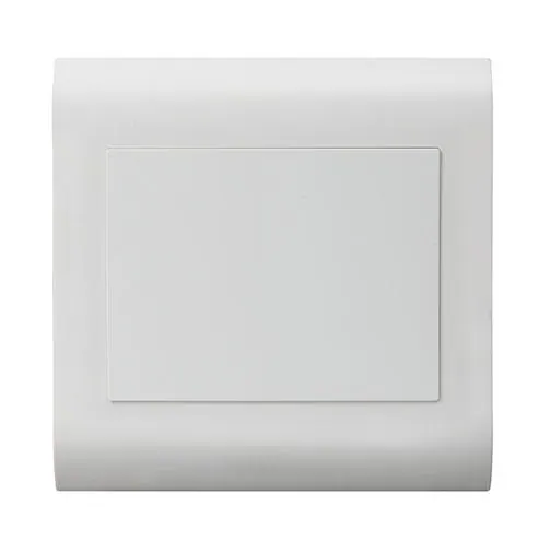 Lesco White Pipelli Blank Cover Plate