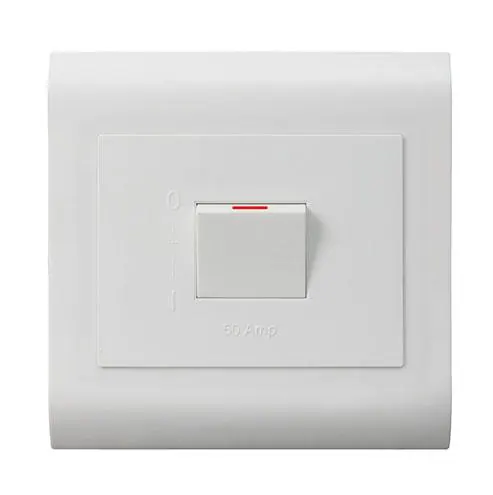 Lesco 50A Pipelli 2 Pole Flush Isolator Switch