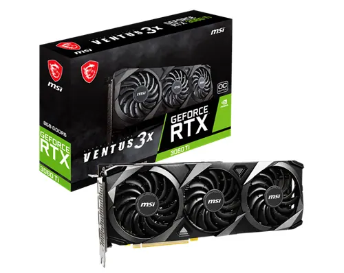 MSI Nvidia GeForce RTX 3060 TI Ventus 3X 8G OC LHR Graphics