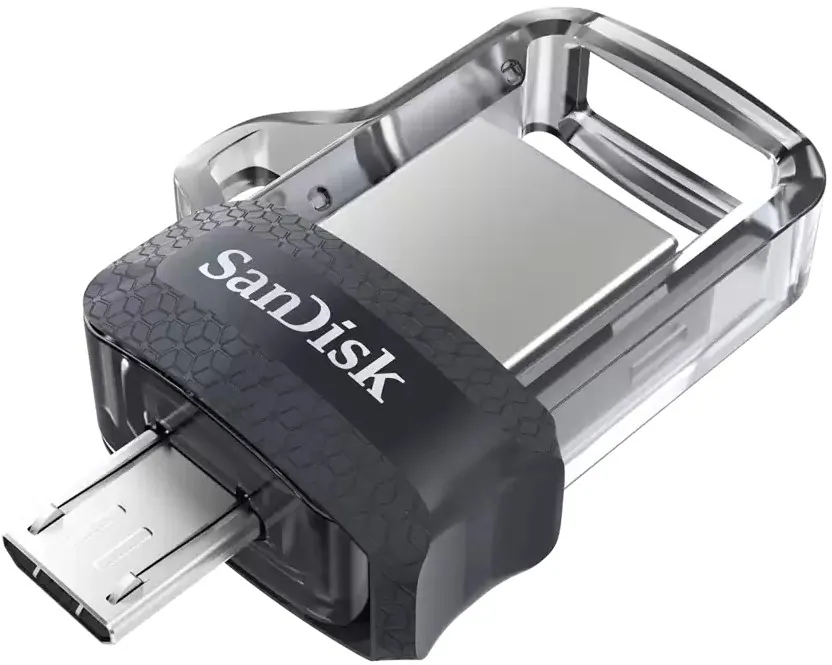Sandisk Ultra Dual Micro USB To USB A 3.0 128GB USB Flash Drive