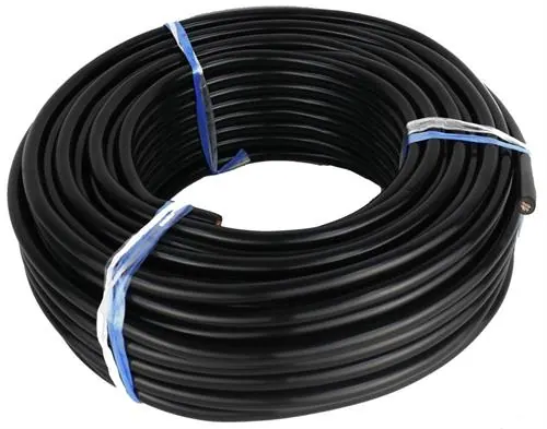 Solarix 16mm2 Battery Power Cable 50 Metre Roll Black