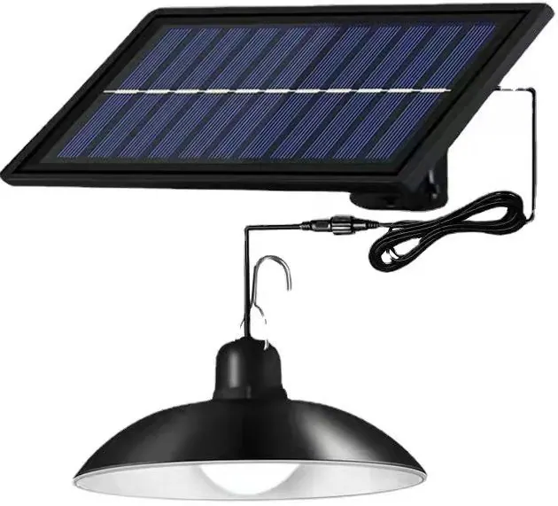 Solarix LED Hanging Flood Light With Solar Panel