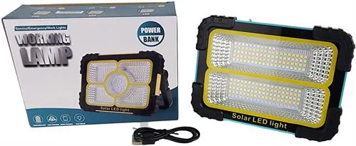 Solarix Blue Solar 30W Portable Rechargeable LED Light