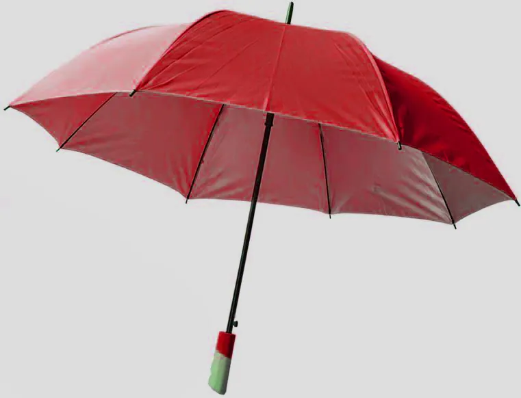 Totally Handheld Large Golf Umbrella Red