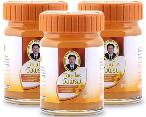 Wangprom Herb Thai Massage Cool Balm Turmeric And Camphor