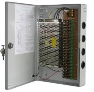 Securnix 12VDC 10Amp 9 Channel CCTV Power Supply Input:110