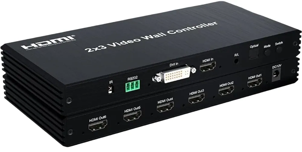 UniQue 2x3 HDMI Video Wall Controller
