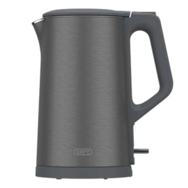 DEFY 1.5L CORDLESS KETTLE DARK INOX