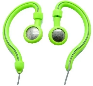 Geeko Green Hook On Stereo Earphones