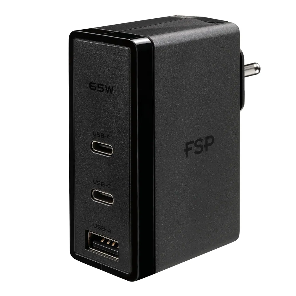 FSP 65W PD 2-Prong USB Type-C Power Adapter