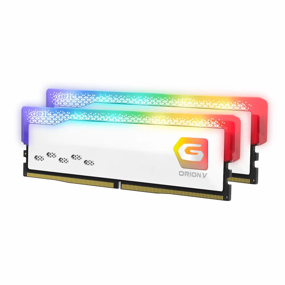 GeIL Orion 32GB Kit(2x16GB) 6000MHz RGB DDR5 RAM – White