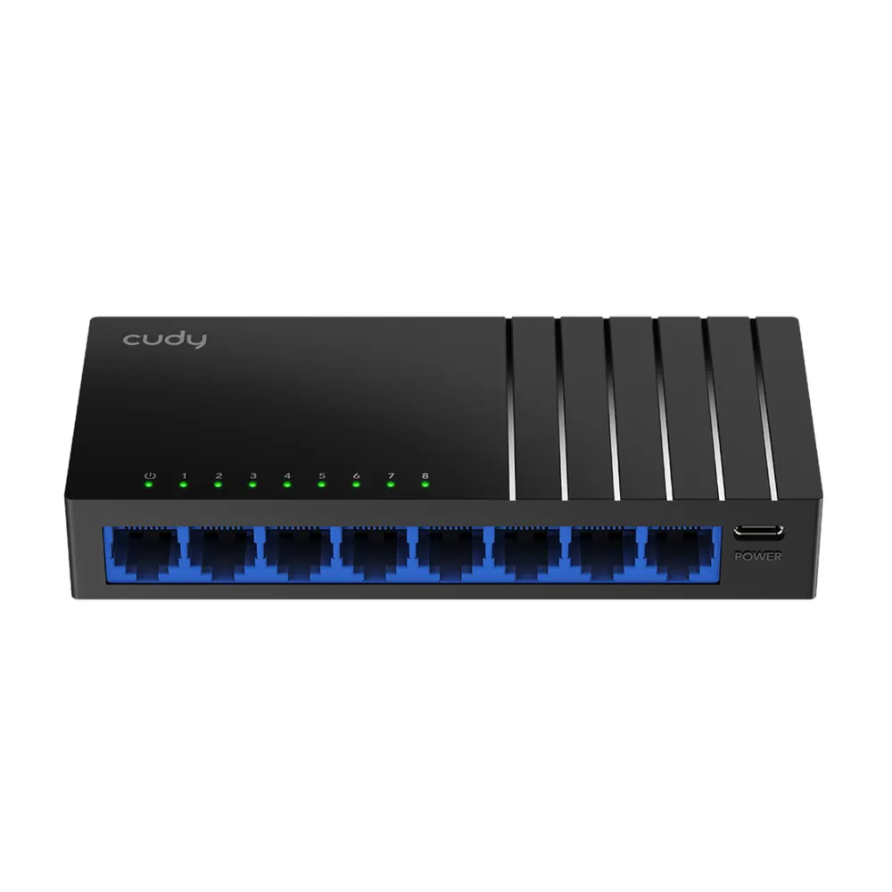Cudy 8-Port Gigabit Desktop Switch (USB Type-C Power)