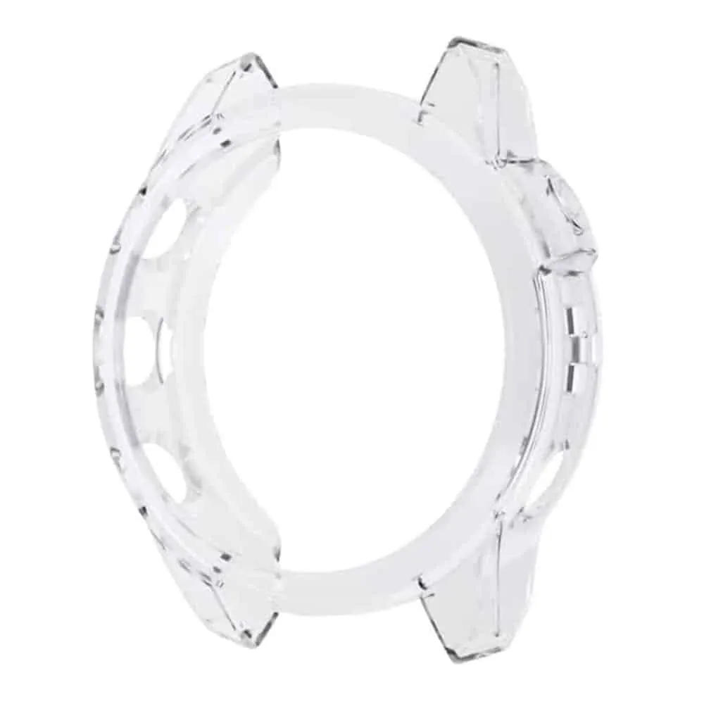 47mm TPU Protective Bumper Cover for Garmin Fenix 7 - Transparent