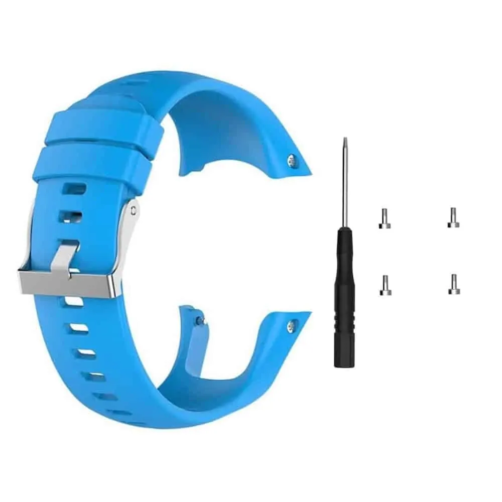 Silicone Strap for Suunto Spartan Trainer-Blue
