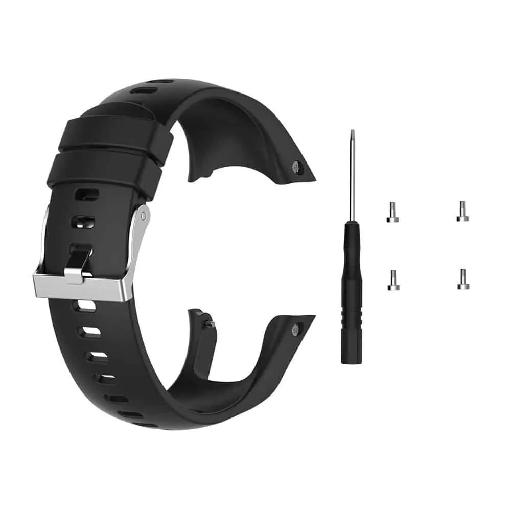 Silicone Strap for Suunto Spartan Trainer-Black