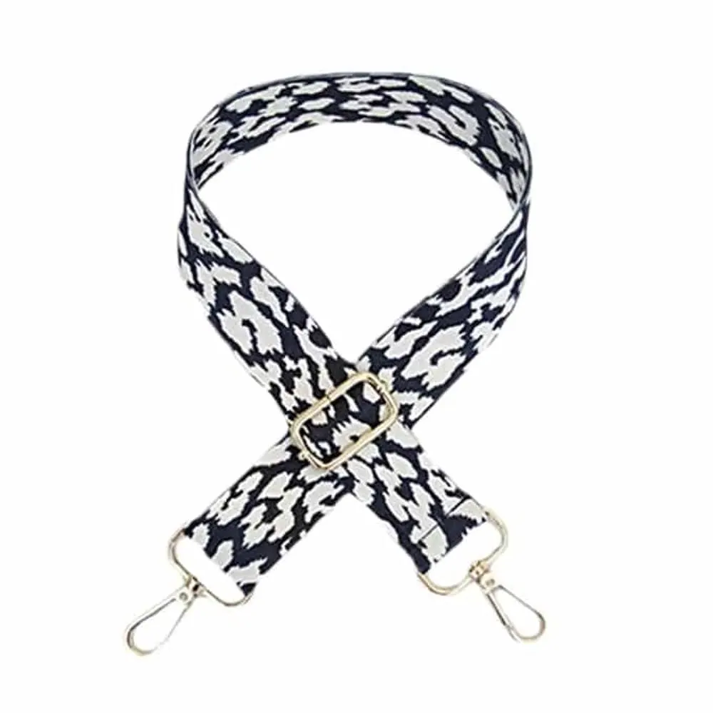 Handbag /Purse/Shoulder Canvas Replacement Strap - Black &White