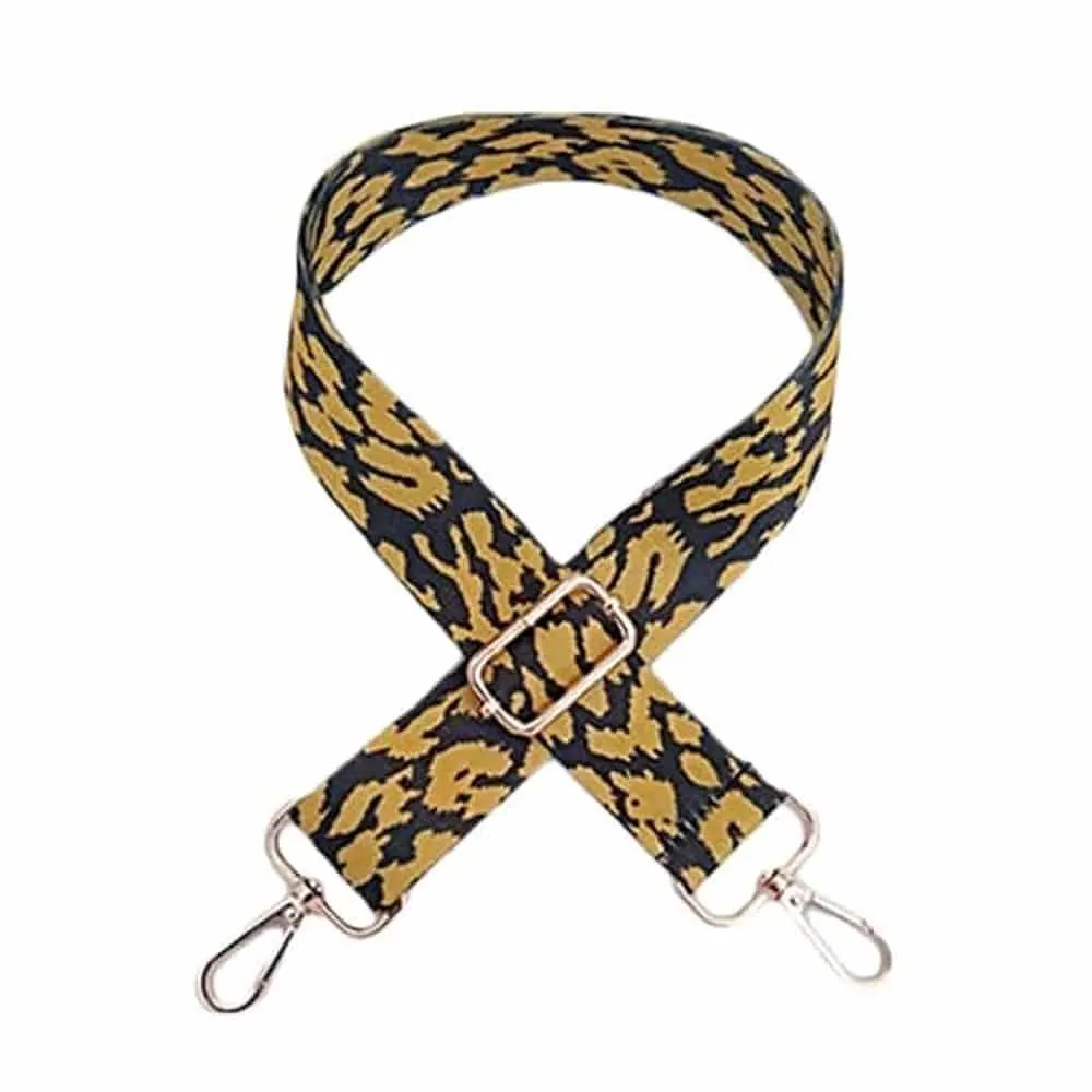 Handbag /Purse/Shoulder Canvas Replacement Strap - Black & Yellow