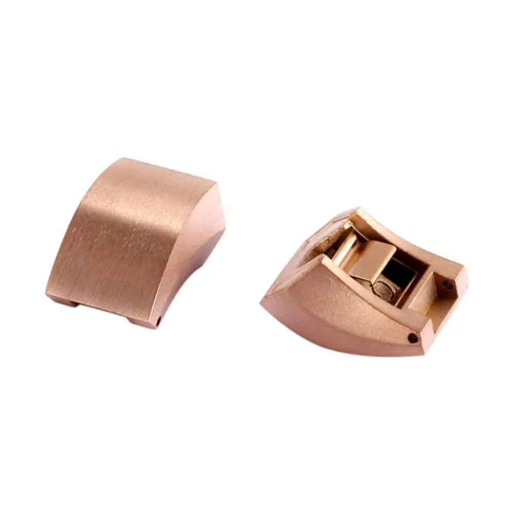 7mm Stainless Steel Adapter Connectors for Fitbit Alta - Rose Gold
