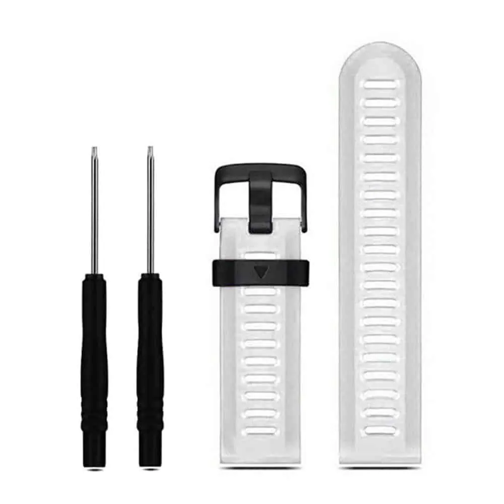 26mm PinFit Silicone Strap - White