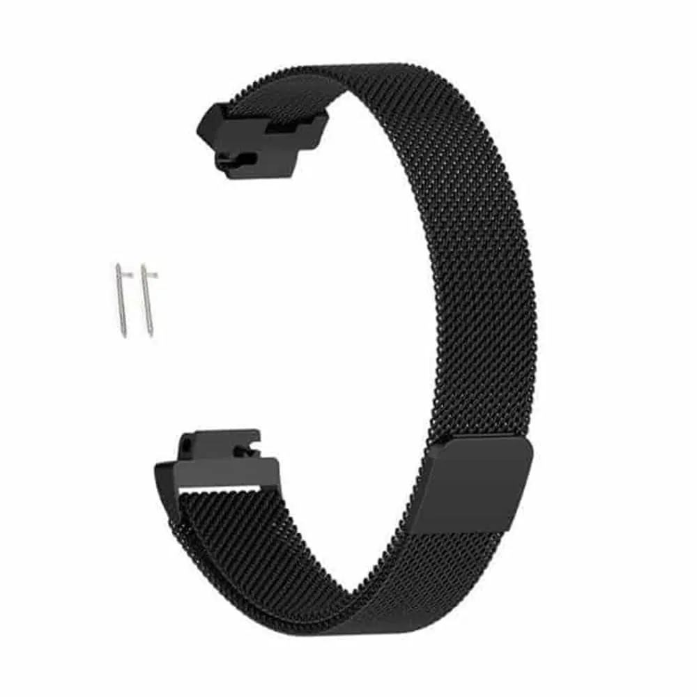 Milanese Strap for Fitbit Inspire/Fitbit Ace 2 - Black - M-L