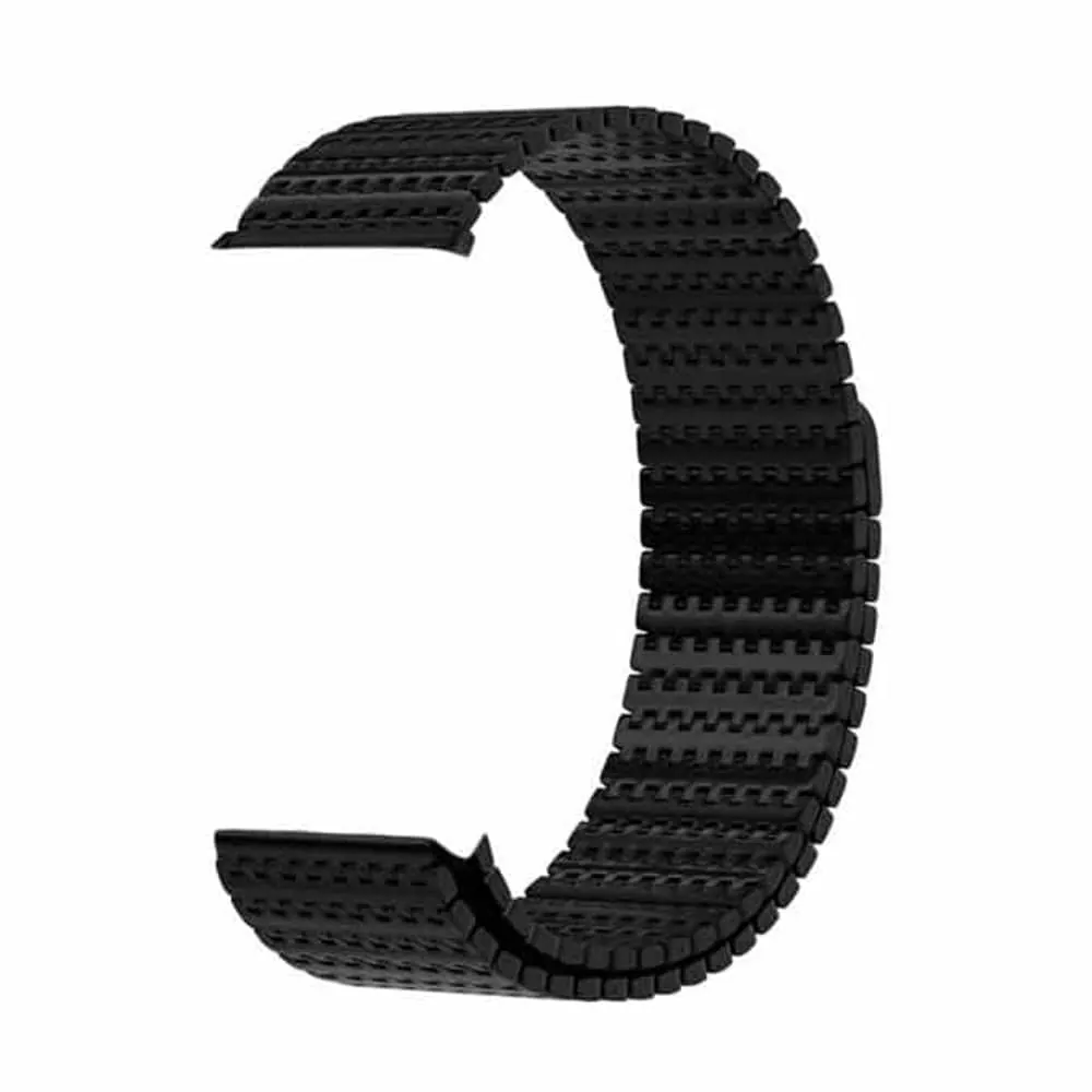 Needle chain magnetic absorption steel band for Apple 42/44/45/49mm watch - Black