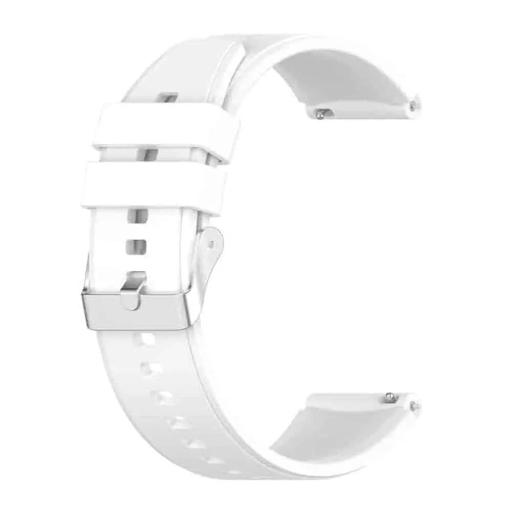 22mm Quick Release Silicone Strap - White