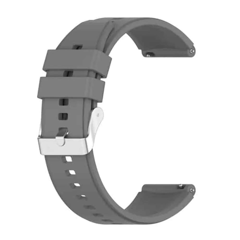 20mm Quick Release Silicone Strap - Grey