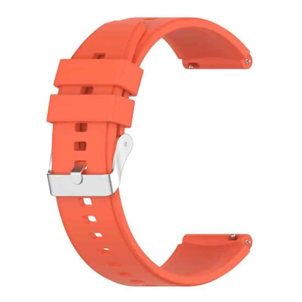 20mm Quick Release Silicone Strap - Orange