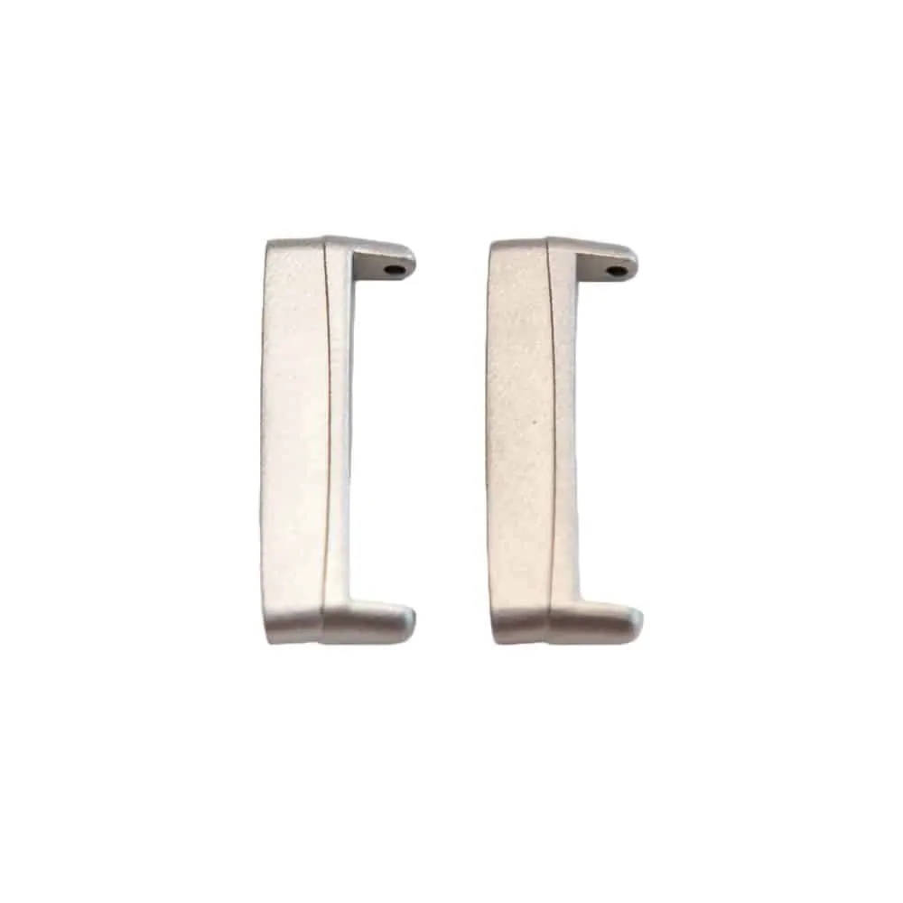 Stainless Steel Adapter Connectors for Fitbit Versa 3- Silver