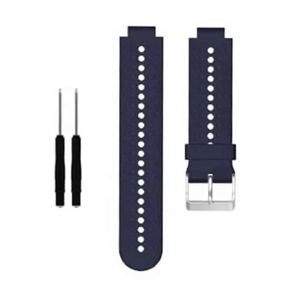 23mm Silicone Strap for Garmin Forerunner 220 - Navy