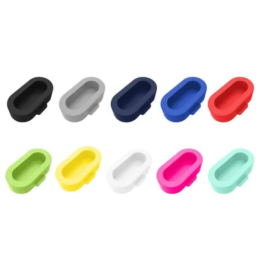Garmin Fenix 5/X/S charger port anti-dust silicone plugs - Colours /x10
