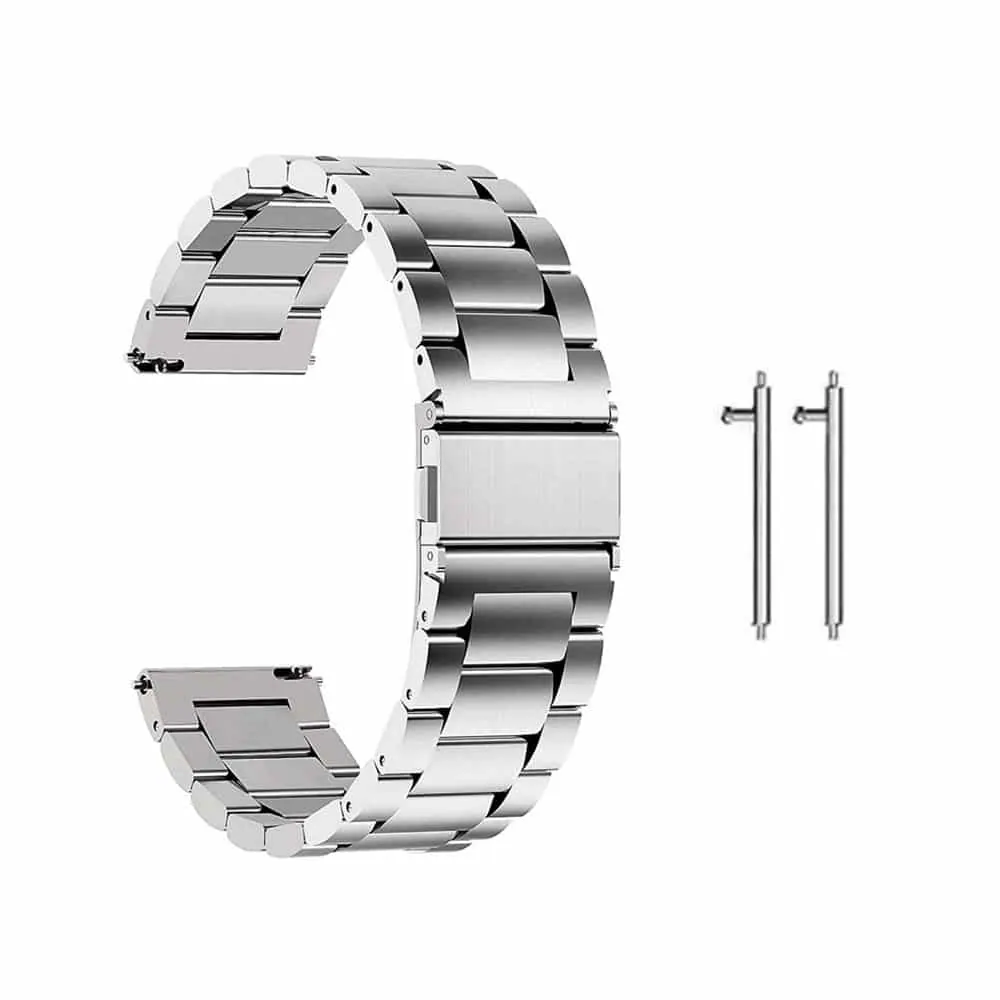 22mm Quick Release Stainless Steel Strap - Silver