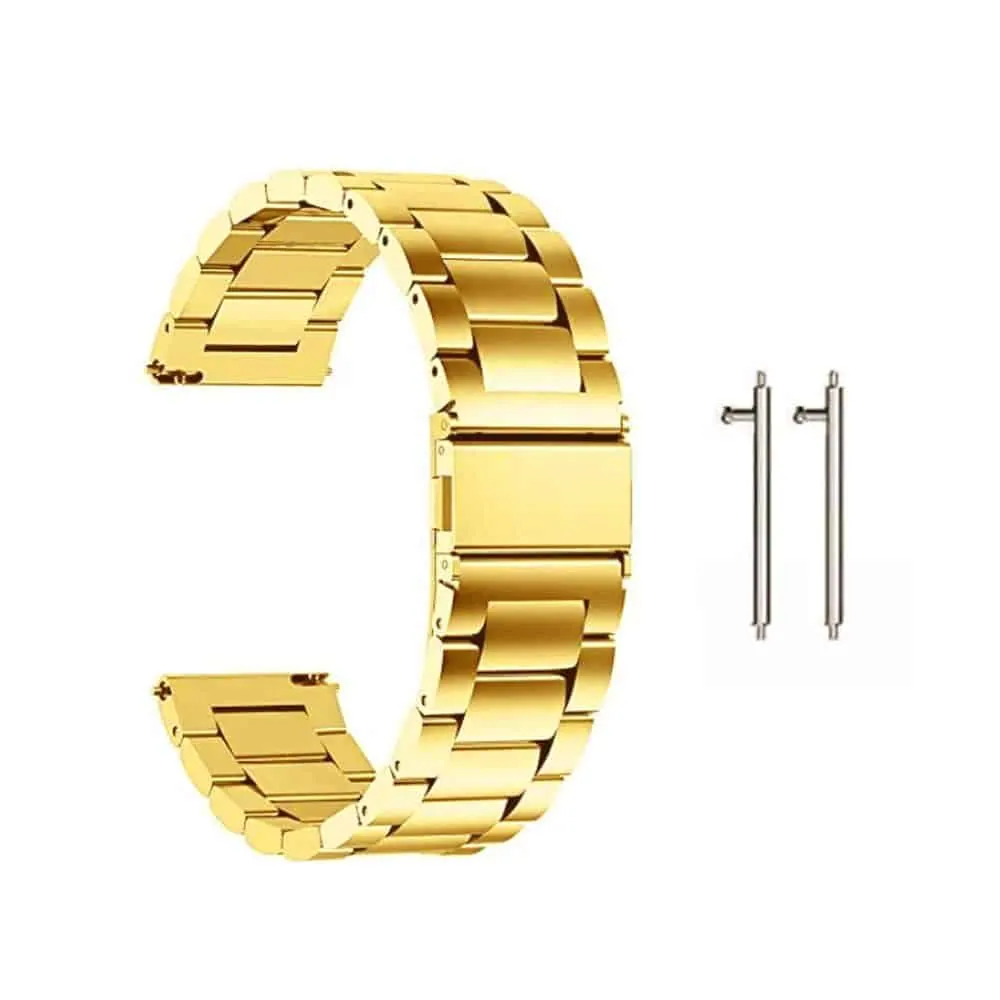 22mm Quick Release Stainless Steel Strap - Gold