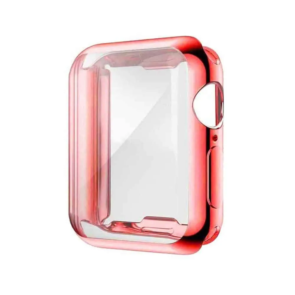 Full Around TPU Protective case for 44mm Apple iWatch - Red
