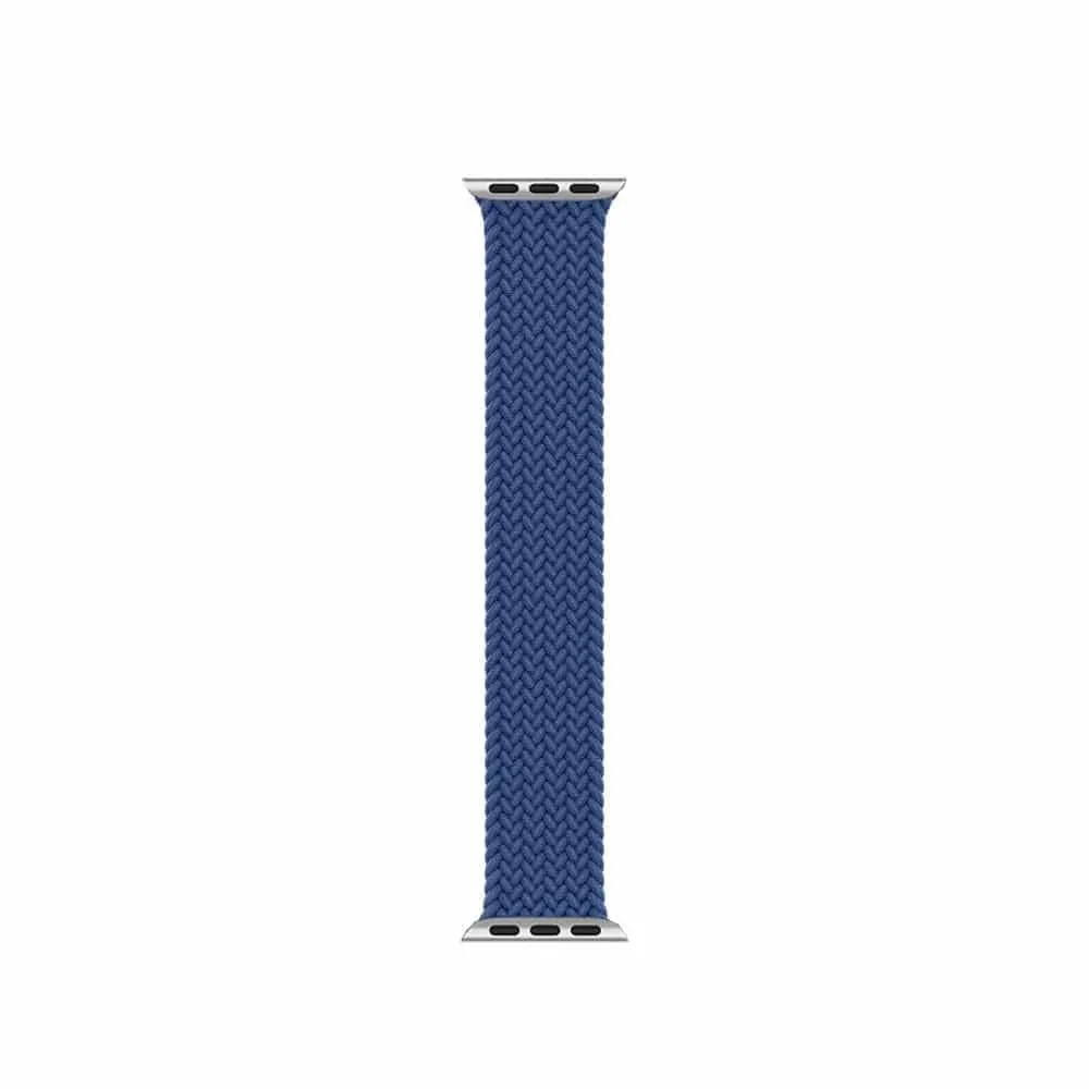 Elastic Nylon Strap for 42/44/45/49mm Apple Watch (160mm)- Blue