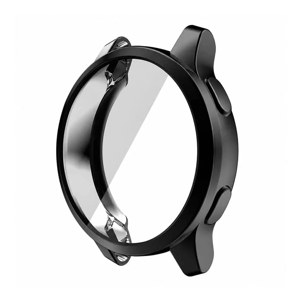 Electroplated TPU case for Garmin vivoactive 4S - Black
