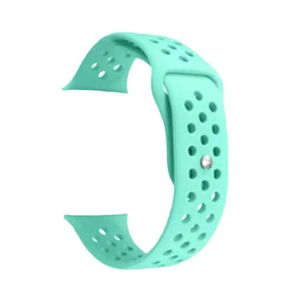 Silicone Strap for 42/44/45/49mm Apple Watch (M/L) - Frost Blue