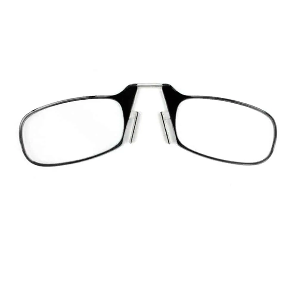 Pince-Nez Flexi Optical Grade Nose Reading Glasses/Case- +3.0