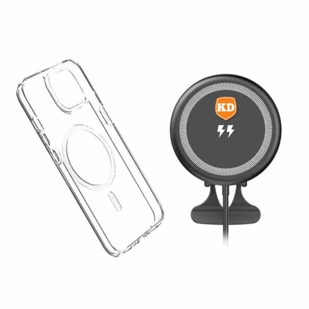 MagSafe Wireless Car Charger + Back Cover for iPhone 14 Pro